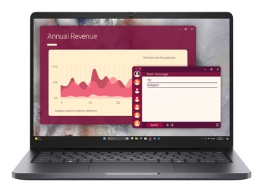 DELL Laptop Pro 14 PC14250 / Intel Core 7 150U, 14", 1920 x 1200, 16 GB, 512 GB SSD, Windows 11 Pro, crna
